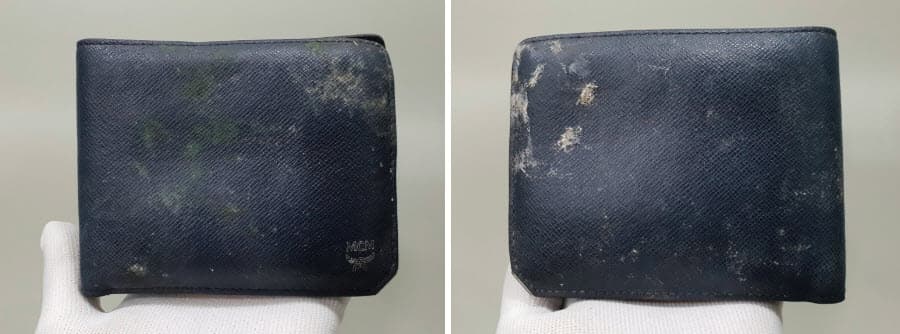 명품 지갑 복원 전후 비교