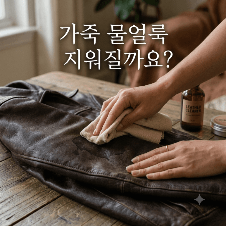 가죽 물얼룩 제거 방법과 원인 총정리